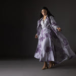 Load image into Gallery viewer, Mauve Clutter Organza Trench

