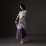 Load image into Gallery viewer, Mauve dual tone Pleated Dress
