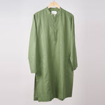 Load image into Gallery viewer, Green Solid kurta In Linen
