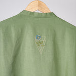 Load image into Gallery viewer, Green Solid kurta In Linen
