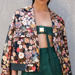 Load image into Gallery viewer, Shabang Printed Satin Bomber
