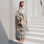 Load image into Gallery viewer, Wily Printed Satin Trench
