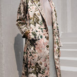 Load image into Gallery viewer, Wily Printed Satin Trench
