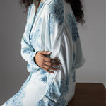 Load image into Gallery viewer, Powder blue printed Shirtdress
